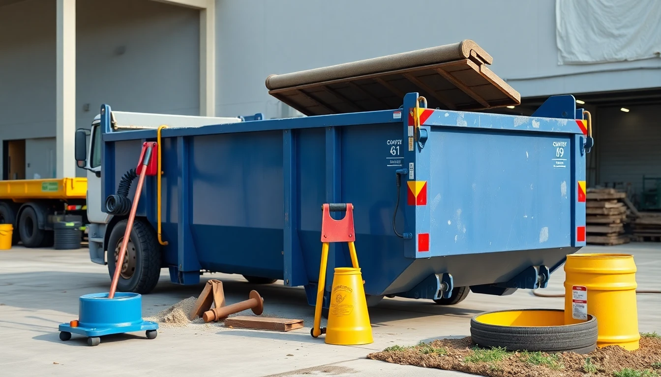 Concrete Dumpster Rental